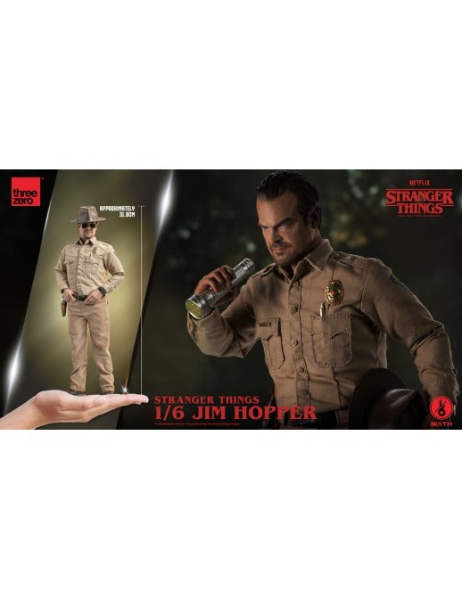 Threezero Stranger Things Jim Hopper 1/6 Scale
