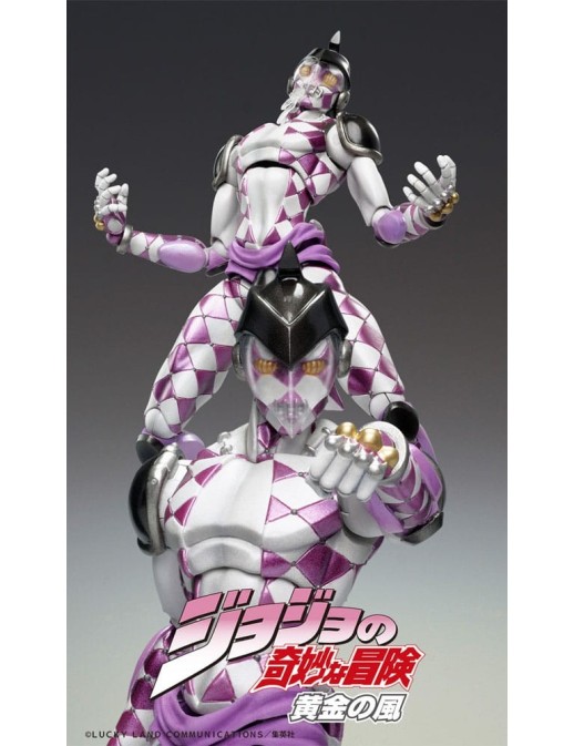 Medicos Super Action Statue JoJo's Bizarre Adventure Golden Wind Purple Haze
