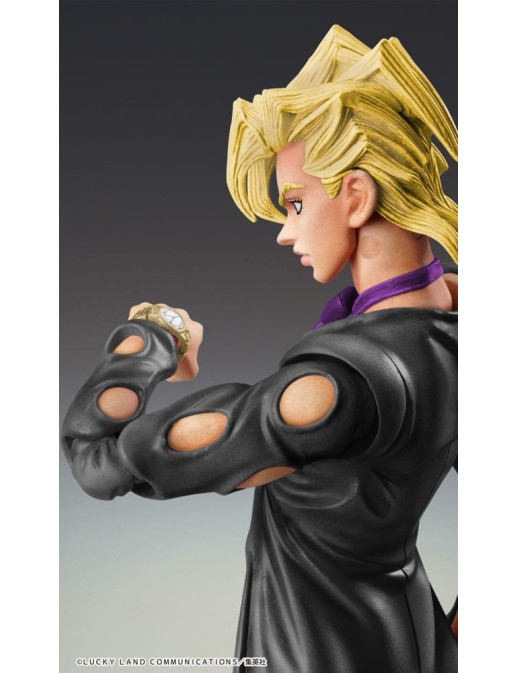 Medicos Super Action Statue JoJo's Bizarre Adventure Golden Wind Pannacotta Fugo Black Version