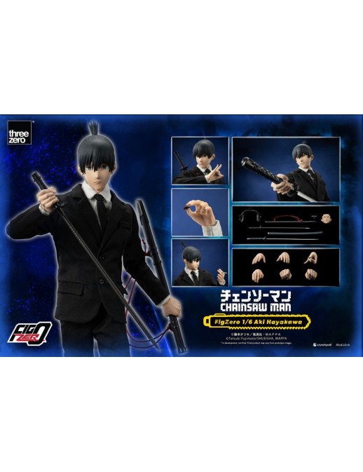 Threezero FigZero Chainsaw Man Aki Hayakawa