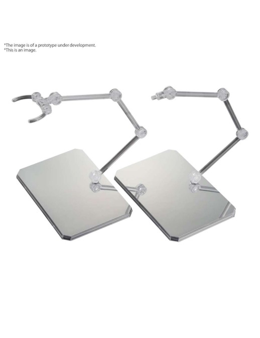Bandai Gundam Action Base 6 Clear Mirror Stickers Set