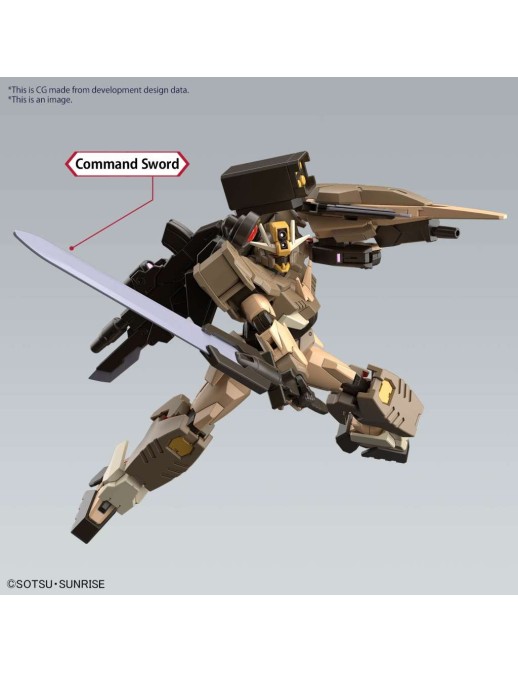 Bandai High Grade HGGBM 1/144 Mobile Suit Gundam GNT-0000SDV Gundam 00 Command Qant Desert Type