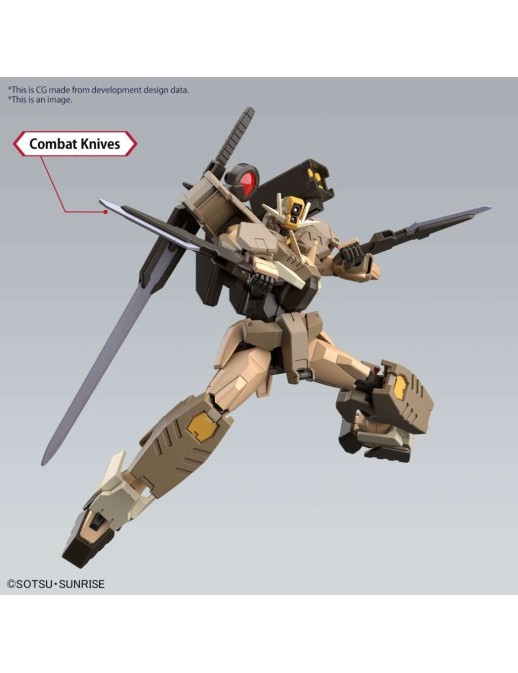 Bandai High Grade HGGBM 1/144 Mobile Suit Gundam GNT-0000SDV Gundam 00 Command Qant Desert Type