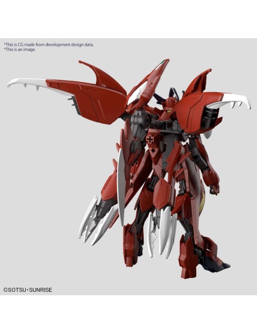 Bandai High Grade HGGBM 1/144 Mobile Suit Gundam ASW-G-08A Gundam Amazing Barbatos Lupus