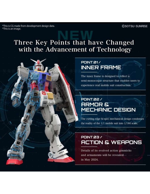 Bandai Real Grade RG 1/144 Mobile Suit Gundam RX-78-2 Gundam 2.0 Version
