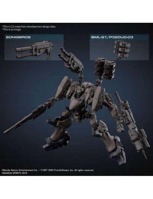 Bandai 30 Minutes Missions Armored Core VI Fires of Rubicon RaD CC-2000 Orbiter Nightfall
