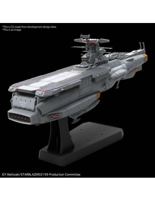 Bandai Be Forever Yamato REBEL 3199 Earth Defense Force Asuka Class Supply Carrier DX Version 1/1000 Scale Model Kit
