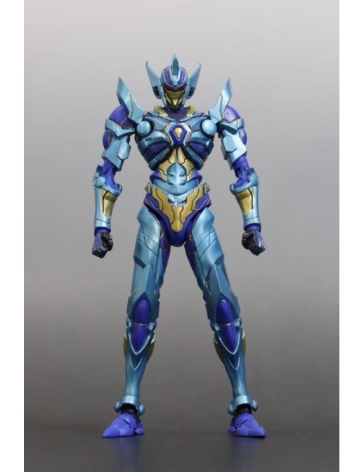 Evolution Toy Hero Action Figure SSSS.Dynazenon Gridknight Rising Blue Version