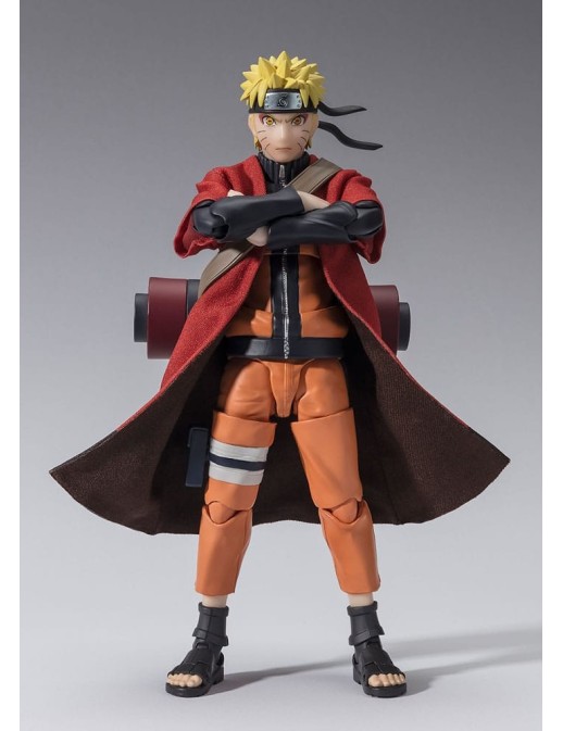 Bandai S.H. Figuarts Naruto Shippuden Naruto Uzumaki Sage Mode The Savior of Konoha Who Inherits the Will of His Master