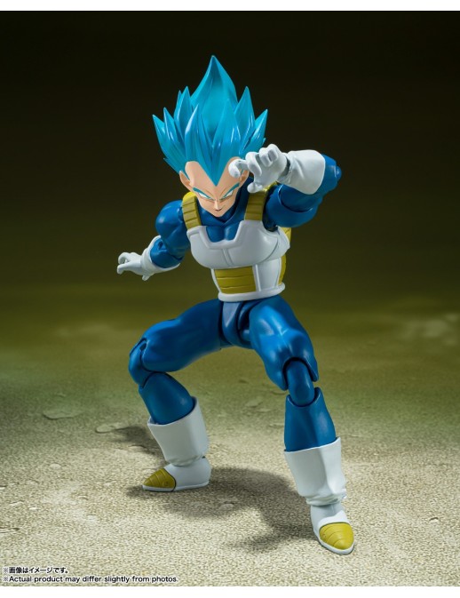 Bandai S.H. Figuarts Dragon Ball Super Vegeta Super Saiyan God Super Saiyan The Pride of Saiyans