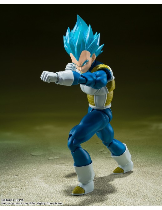 Bandai S.H. Figuarts Dragon Ball Super Vegeta Super Saiyan God Super Saiyan The Pride of Saiyans