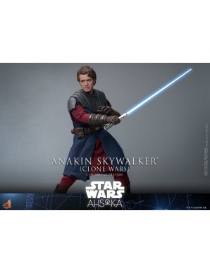 Hot Toys Television Masterpiece Star Wars Ahsoka Anakin Skywalker Clone Wars 1/6 Scale Collectible Figure