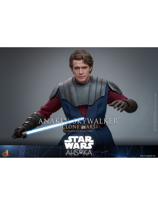 Hot Toys Television Masterpiece Star Wars Ahsoka Anakin Skywalker Clone Wars 1/6 Scale Collectible Figure