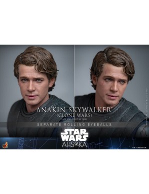 Hot Toys Television Masterpiece Star Wars Ahsoka Anakin Skywalker Clone Wars 1/6 Scale Collectible Figure