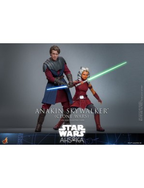 Hot Toys Television Masterpiece Star Wars Ahsoka Anakin Skywalker Clone Wars 1/6 Scale Collectible Figure