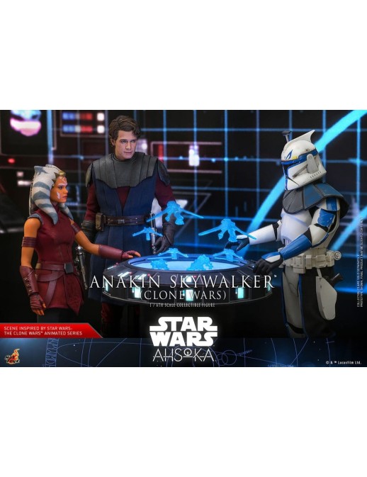 Hot Toys Television Masterpiece Star Wars Ahsoka Anakin Skywalker Clone Wars 1/6 Scale Collectible Figure