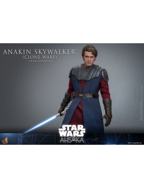 Hot Toys Television Masterpiece Star Wars Ahsoka Anakin Skywalker Clone Wars 1/6 Scale Collectible Figure