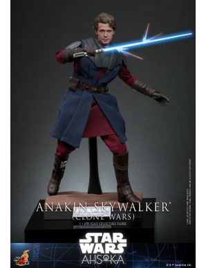 Hot Toys Television Masterpiece Star Wars Ahsoka Anakin Skywalker Clone Wars 1/6 Scale Collectible Figure