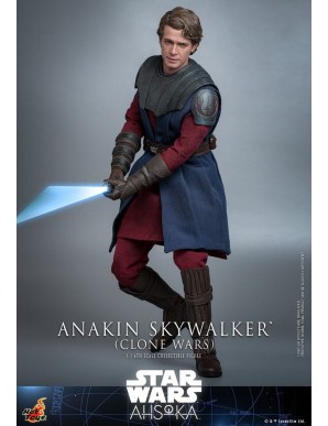 Hot Toys Television Masterpiece Star Wars Ahsoka Anakin Skywalker Clone Wars 1/6 Scale Collectible Figure