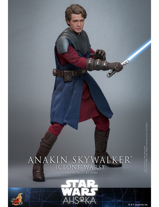 Hot Toys Television Masterpiece Star Wars Ahsoka Anakin Skywalker Clone Wars 1/6 Scale Collectible Figure