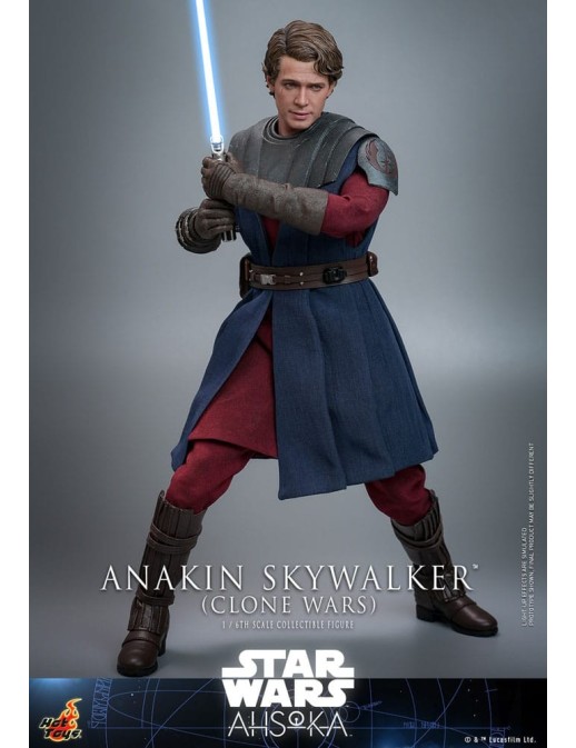 Hot Toys Television Masterpiece Star Wars Ahsoka Anakin Skywalker Clone Wars 1/6 Scale Collectible Figure