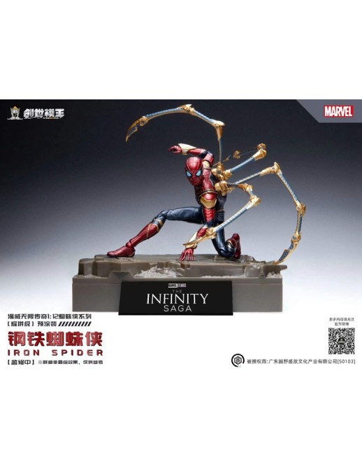 Modoking Marvel The Infinity Saga Iron Spider 1/12 Scale Model Kit