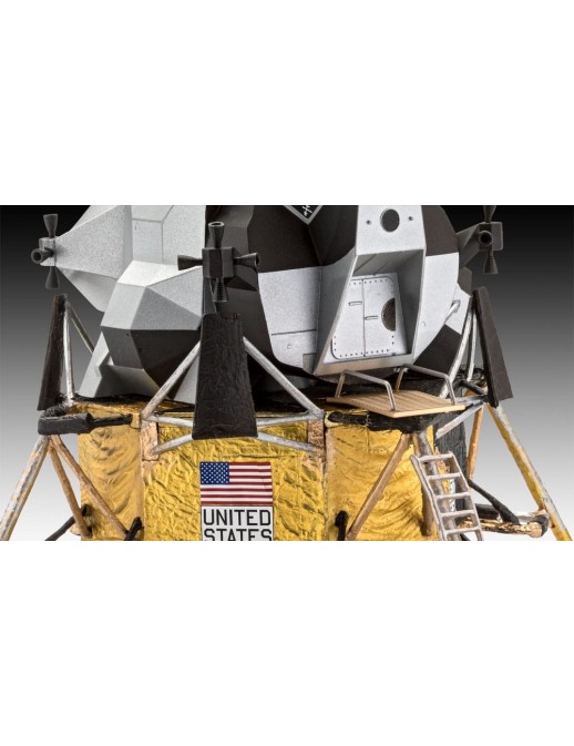 Revell NASA Apollo 11 Lunar Module Eagle Model Kit Gift Set 1/48 Scale