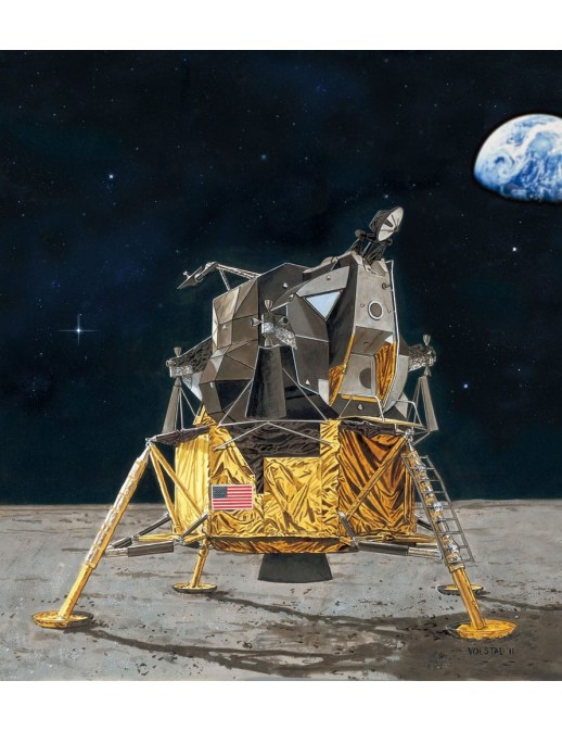 Revell NASA Apollo 11 Lunar Module Eagle Model Kit Gift Set 1/48 Scale