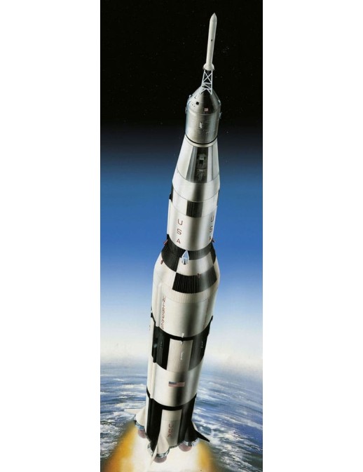 Revell NASA Apollo 11 Saturn V Rocket Model Kit Gift Set 1/96 Scale