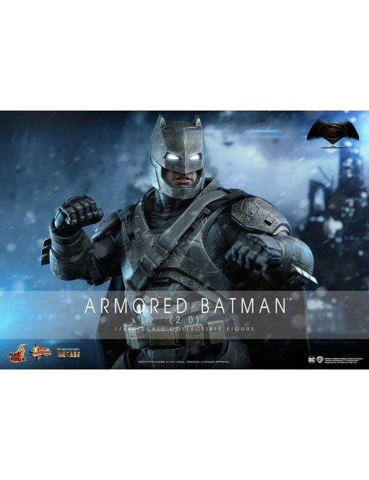 Hot Toys Movie Masterpiece Batman v Superman Dawn of Justice Armored Batman 2.0 1/6 Scale Collectible Figure