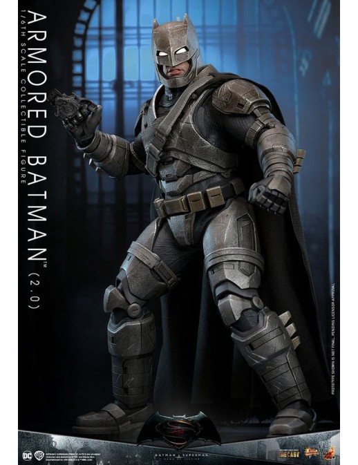 Hot Toys Movie Masterpiece Batman v Superman Dawn of Justice Armored Batman 2.0 1/6 Scale Collectible Figure