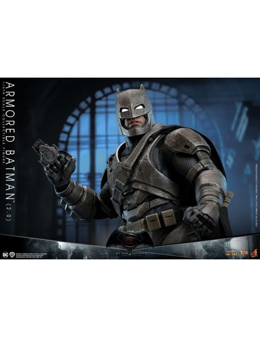 Hot Toys Movie Masterpiece Batman v Superman Dawn of Justice Armored Batman 2.0 1/6 Scale Collectible Figure