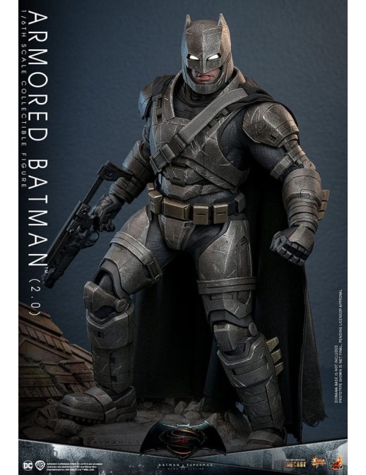 Hot Toys Movie Masterpiece Batman v Superman Dawn of Justice Armored Batman 2.0 1/6 Scale Collectible Figure