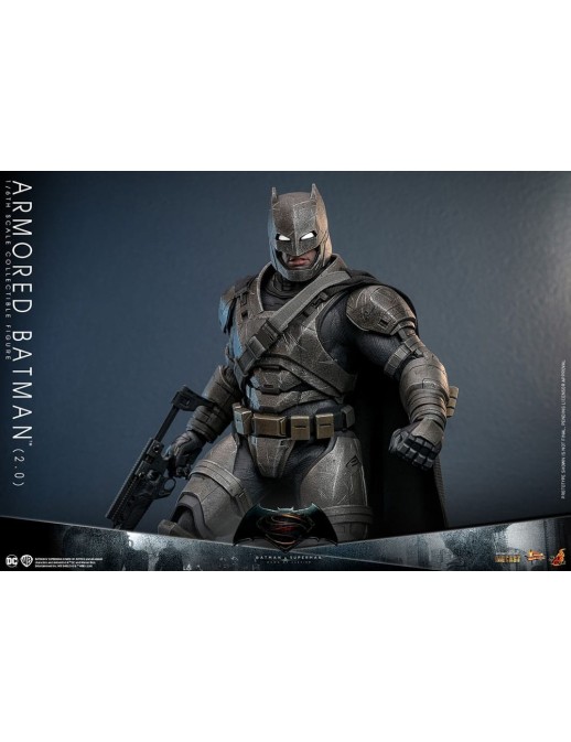 Hot Toys Movie Masterpiece Batman v Superman Dawn of Justice Armored Batman 2.0 1/6 Scale Collectible Figure