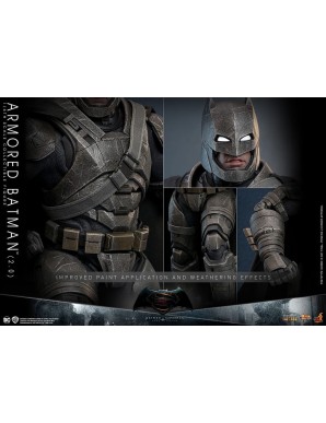 Hot Toys Movie Masterpiece Batman v Superman Dawn of Justice Armored Batman 2.0 1/6 Scale Collectible Figure