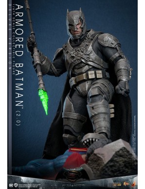 Hot Toys Movie Masterpiece Batman v Superman Dawn of Justice Armored Batman 2.0 1/6 Scale Collectible Figure Deluxe Version