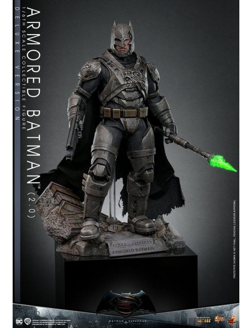 Hot Toys Movie Masterpiece Batman v Superman Dawn of Justice Armored Batman 2.0 1/6 Scale Collectible Figure Deluxe Version
