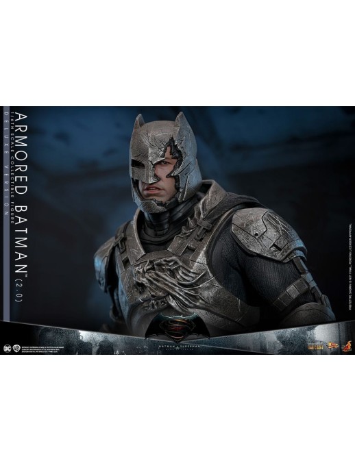 Hot Toys Movie Masterpiece Batman v Superman Dawn of Justice Armored Batman 2.0 1/6 Scale Collectible Figure Deluxe Version