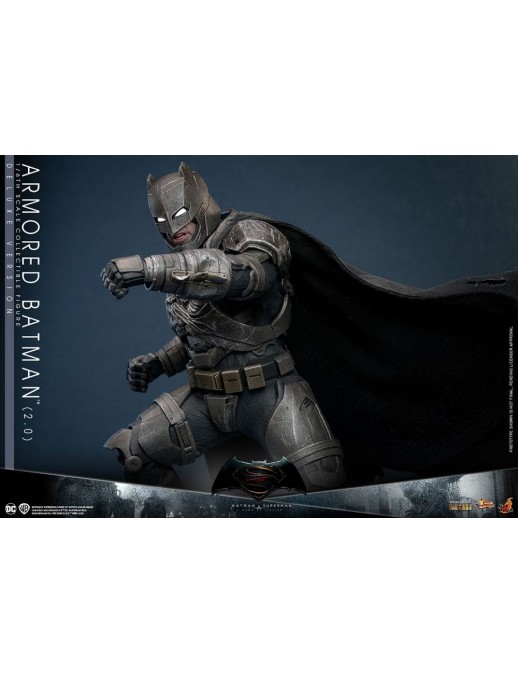 Hot Toys Movie Masterpiece Batman v Superman Dawn of Justice Armored Batman 2.0 1/6 Scale Collectible Figure Deluxe Version