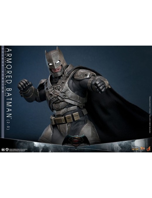 Hot Toys Movie Masterpiece Batman v Superman Dawn of Justice Armored Batman 2.0 1/6 Scale Collectible Figure Deluxe Version