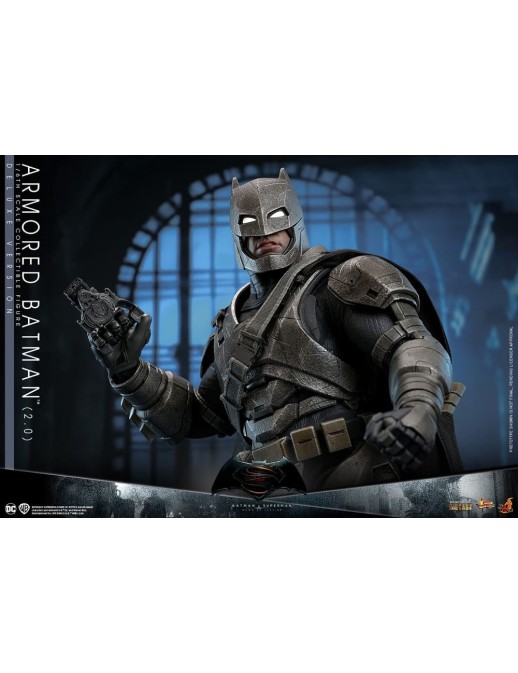 Hot Toys Movie Masterpiece Batman v Superman Dawn of Justice Armored Batman 2.0 1/6 Scale Collectible Figure Deluxe Version