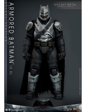 Hot Toys Movie Masterpiece Batman v Superman Dawn of Justice Armored Batman 2.0 1/6 Scale Collectible Figure Deluxe Version