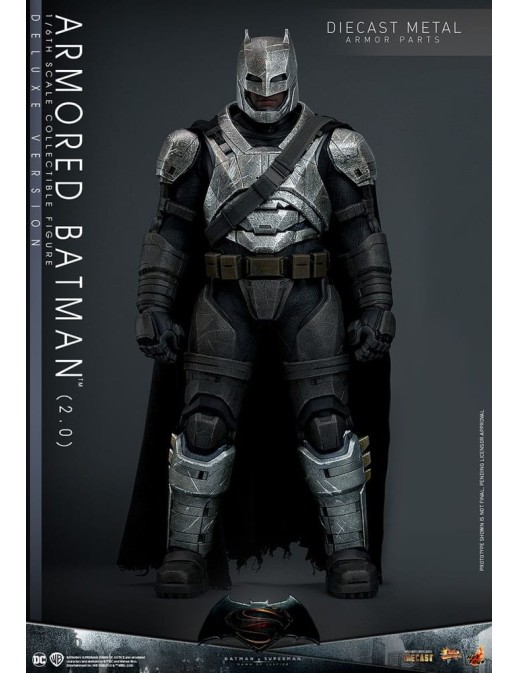 Hot Toys Movie Masterpiece Batman v Superman Dawn of Justice Armored Batman 2.0 1/6 Scale Collectible Figure Deluxe Version
