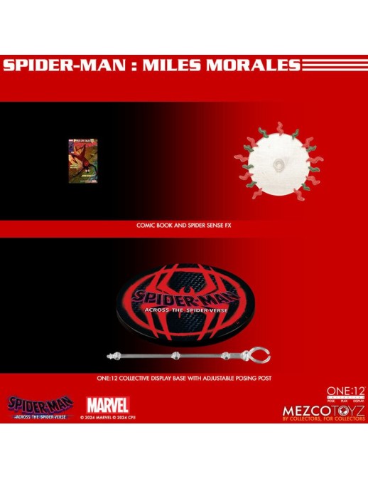 Mezco Toys The One 12 Collective Marvel Spider-Man Across the Spider-Verse Miles Morales