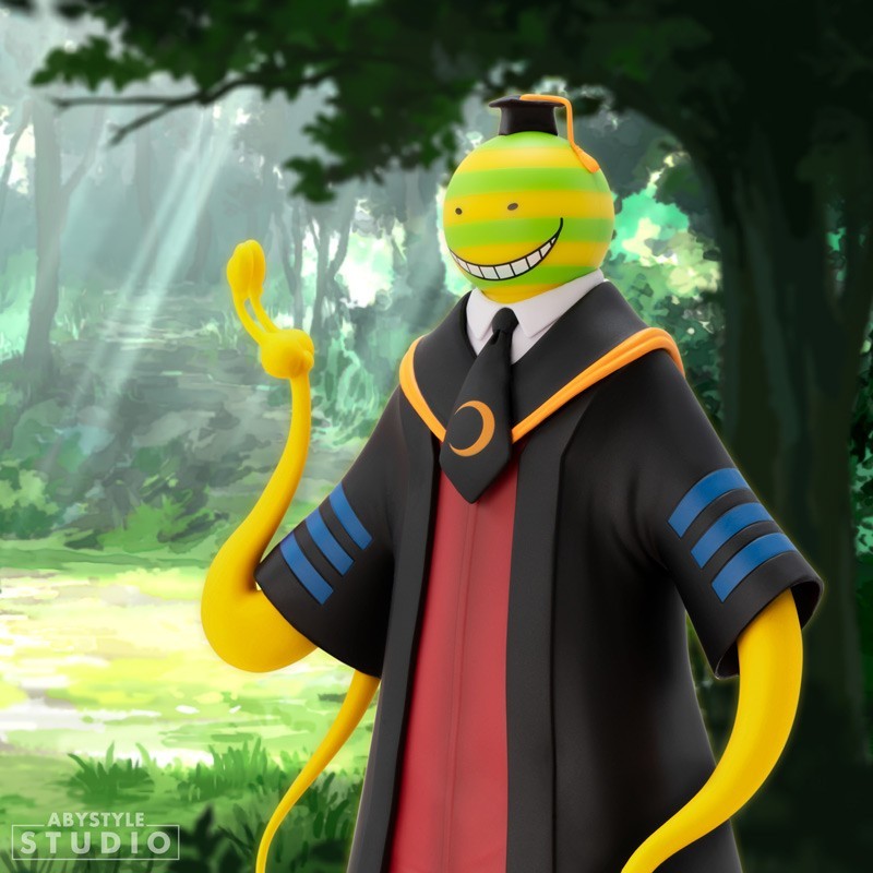 ABYSTYLE STUDIO SUPER FIGURE COLLECTION ASSASSINATION CLASSROOM KORO SENSEI YELLOW & GREEN