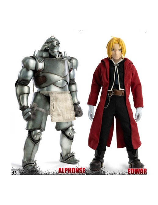 Threezero Fullmetal Alchemist Brotherhood Edward Elric & Alphonse Elric 1/6 Scale Collectible Figure