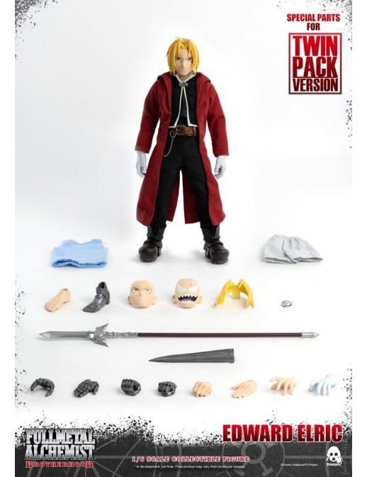 Threezero Fullmetal Alchemist Brotherhood Edward Elric & Alphonse Elric 1/6 Scale Collectible Figure