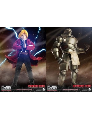 Threezero Fullmetal Alchemist Brotherhood Edward Elric & Alphonse Elric 1/6 Scale Collectible Figure