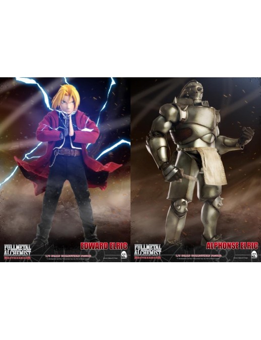 Threezero Fullmetal Alchemist Brotherhood Edward Elric & Alphonse Elric 1/6 Scale