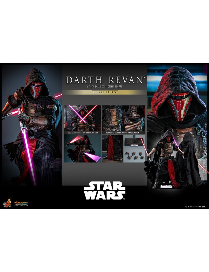 Hot Toys Videogame Masterpiece Star Wars The Force Unleashed Darth Revan 1/6 Scale Collectible Figure Hot Toys Videogame Masterpiece Star Wars The Force Unleashed Darth Revan 1/6 Scale Collectible Figure